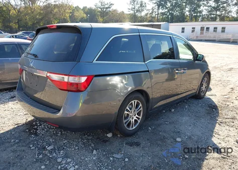 2013 Honda Odyssey Ex-L из США, поврежденный, VIN 5FNRL5H66DB004744